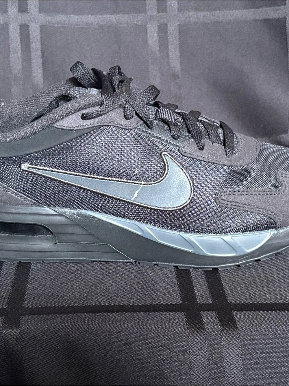 Men's Nike Air Max Solo  Trainers All Black Size:9.5 Sneakers Shoes